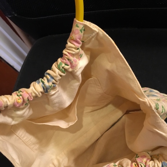 Cotton floral casual handbag - Picture 2 of 3